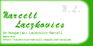 marcell laczkovics business card